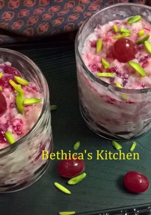 A picture of Oats & Jelly Pudding.