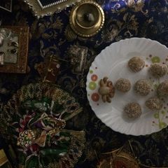 Nutty Nariyal ladoo in 3 minutes A picture of Nutty Nariyal ladoo in 3 minutes.