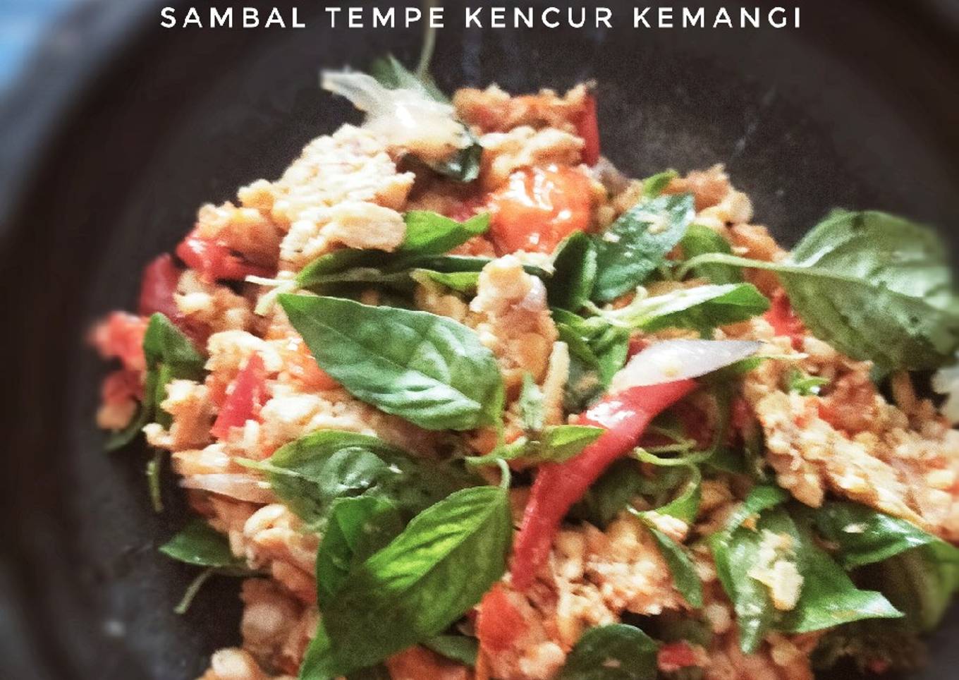 Sambal Tempe Kencur Kemangi