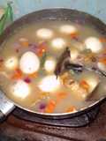 Lodeh telur tempe kacang panjang