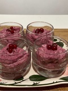 Une photo de Mousse fruits rouges