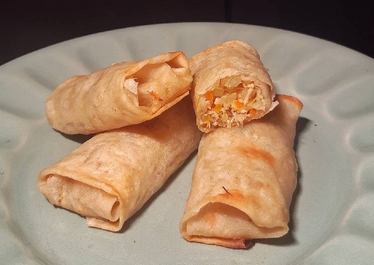 Rollitos primavera de pollo