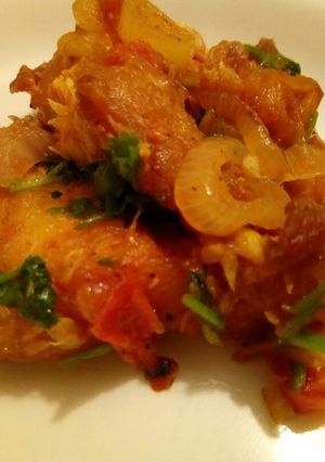 A picture of Fish fillet stew.
