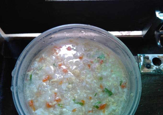 Resep 60. Bubur Sehat Nasi Wortel yang Bikin Ngiler