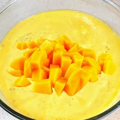 A picture of Mango sabudana kheer.