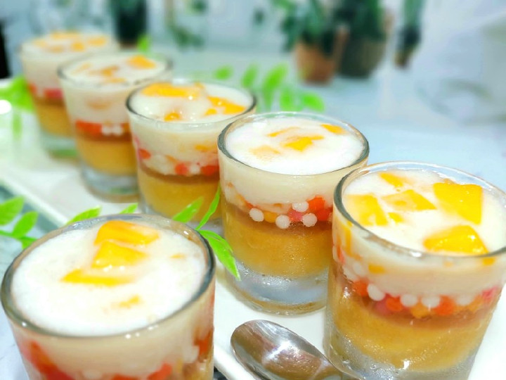 Bagaimana Membuat 220. Puding Mangga, Enak Banget