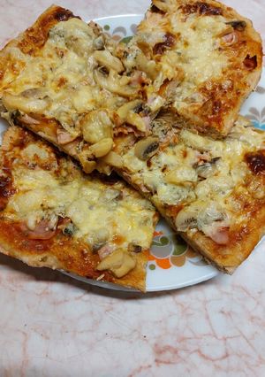 Gyors pizza recept fotója