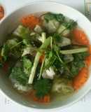 Canh bắp cải nhồi thịt