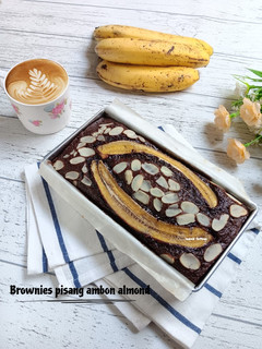 Foto resep Brownies pisang ambon almond