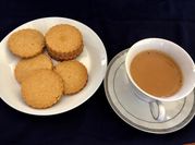 A picture of coconut biscuits