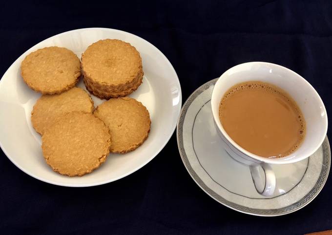 Steps to Make Super Quick Homemade Wheat coconut biscuits