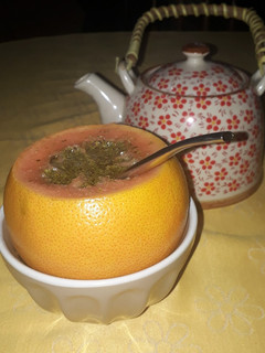 Una foto de Mate en pomelo