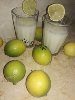 صورة لوصفة عصير الليمون بالحليب