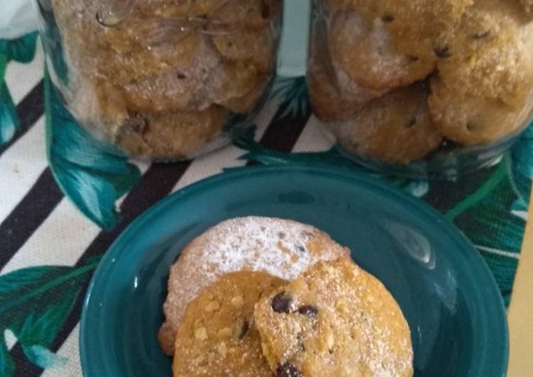 Langkah Mudah untuk Menyiapkan Oat Choco Chips Cookies Anti Gagal