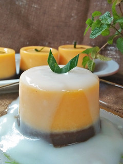 Foto resep Puding Labu Kuning Vla Santan