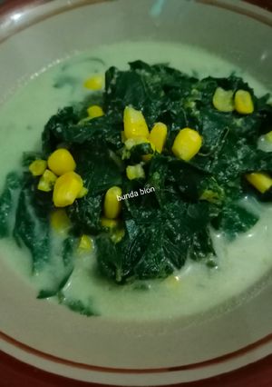 Foto resep Bobor lembayung(daun kacang)