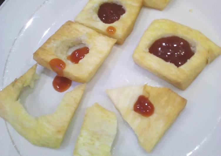 Easiest Way to Make Homemade Fried yam wit ketchup