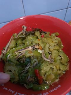 Foto resep Tumis Pare Ikan Teri