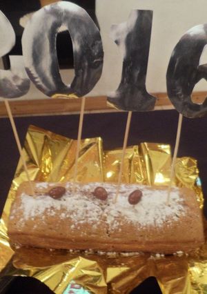 Una foto de Budin marmolado 2016