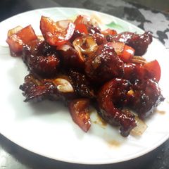 A picture of Crispy chicken chilli.