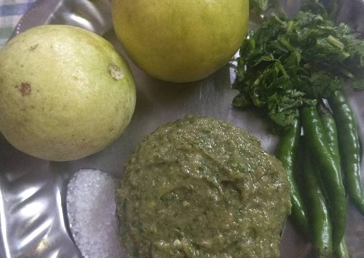 Simple Way to Make Speedy Guava chutney