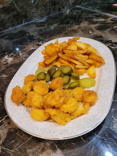 عکسی از دستور میگو سوخاری پفکی