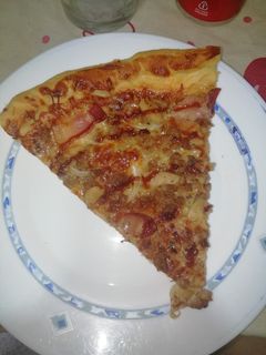 Una foto de Pizza barbacoa tipo Telepizza