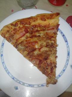 Una foto de Pizza barbacoa tipo Telepizza