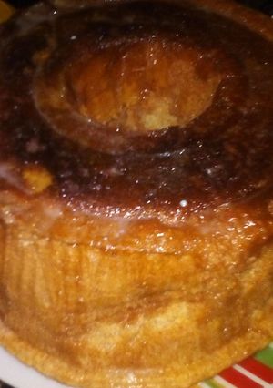 Una foto de Torta especiada navideña