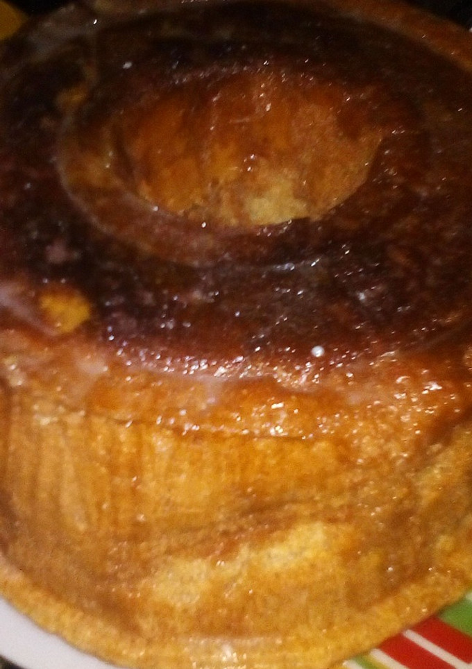 Una foto de Torta especiada navideña