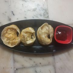 A picture of Maggi momos.