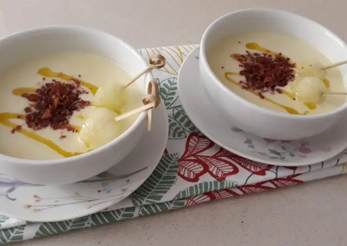 Receta Sopa fría de melón