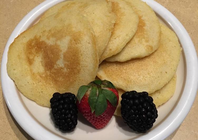 Steps to Make Super Quick Homemade Cornmeal Pancakes