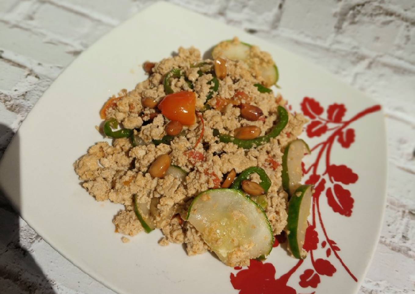 Stir fried tofu