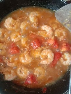 Foto resep 8. Udang saos pedas manis gurih