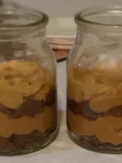 Una foto de Chocotorta en vasitos (Rico, fácil y rápido!)