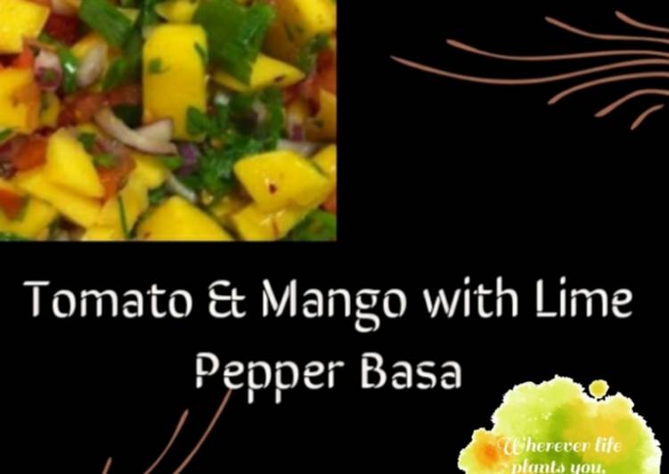 Tomato &amp; Mango with lime pepper Basa