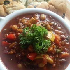 A picture of Veg chilli con carne.