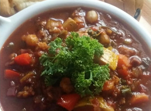 A picture of Veg chilli con carne.