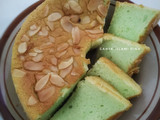 Chiffon cake pandan putih telur ci Tintin Rayner