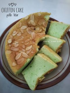 Foto resep Chiffon cake pandan putih telur ci Tintin Rayner