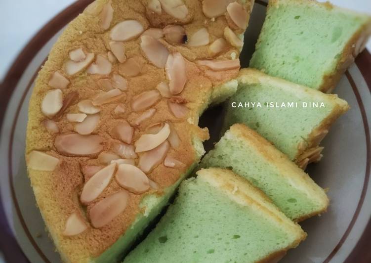 Resep Chiffon cake pandan putih telur ci Tintin Rayner, Menggugah Selera