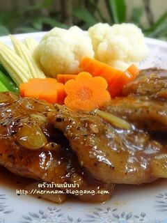 รูปของ หมูอบกระเทียมพริกไทยดำ