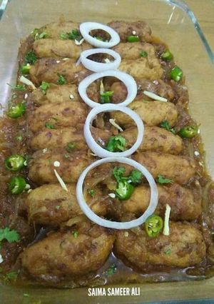 A picture of Kabab karhai #ramadankitayari.