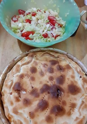 Una foto de Tarta de zapallito