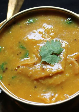 A picture of Dal Dhokli.