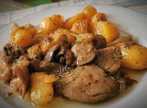Foto principal de Guiso de Conejo con Chalotas y Patatas