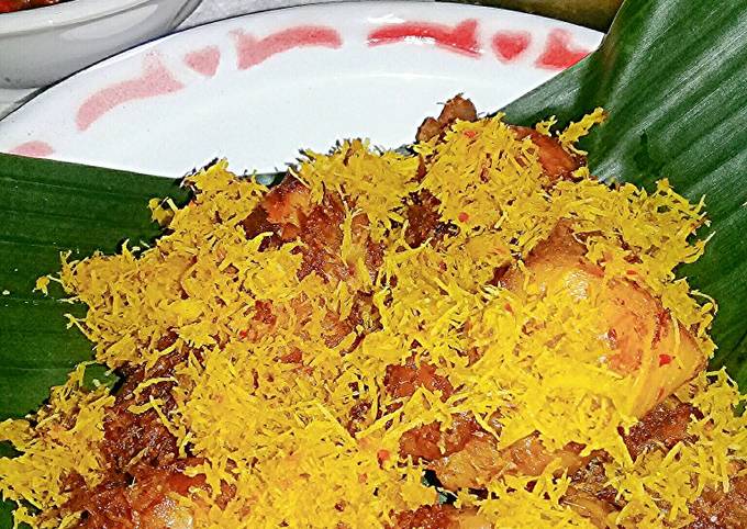 Cara termudah membuat Ayam Goreng Kelapa (Serundeng) yang gurih