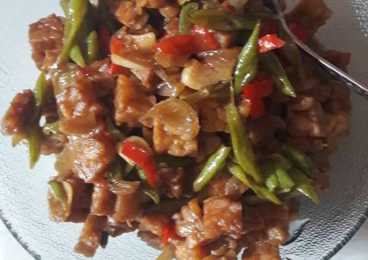 Resep Tempe Buncis Saus Tiram yang Lezat Sekali