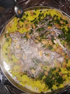 صورة لوصفة المنسف على أصوله